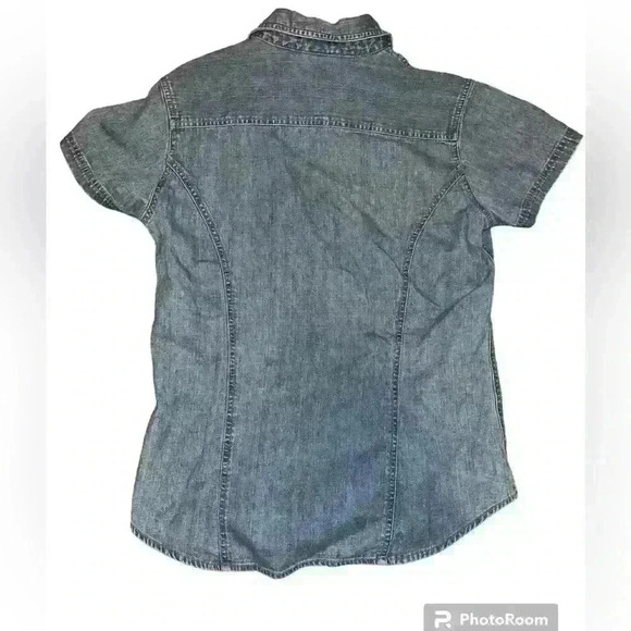 Denim Tweety Bird Button Up - Picture 4 of 6